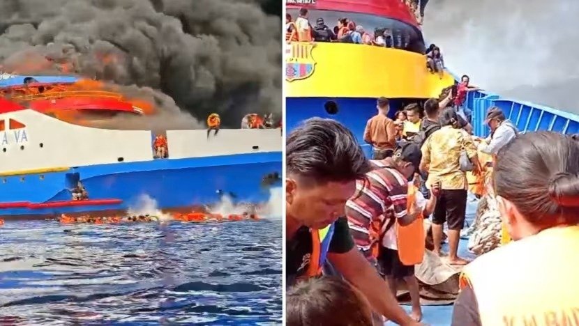 At least 5 dead after Indonesian ferry catches fire; hundreds rescued